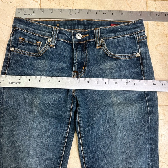 Vigoss Jeans, Boot Cut, Five Pocket, 2% Spandex, Low Rise, Size 3 Junior - Picture 12 of 13